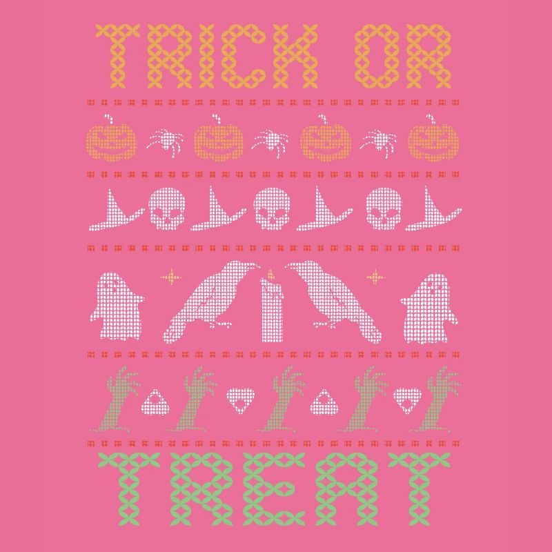 Stitch Pattern Horror Creatures Trick Halloween