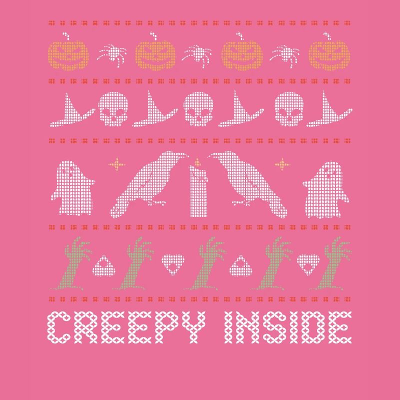 Stitch Pattern Horror Creatures Inside Halloween
