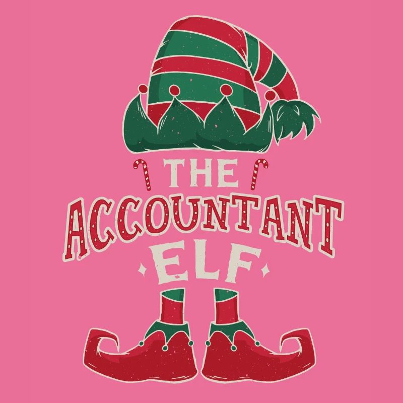 Elf Comptable Décembre Amour Elfe Noël