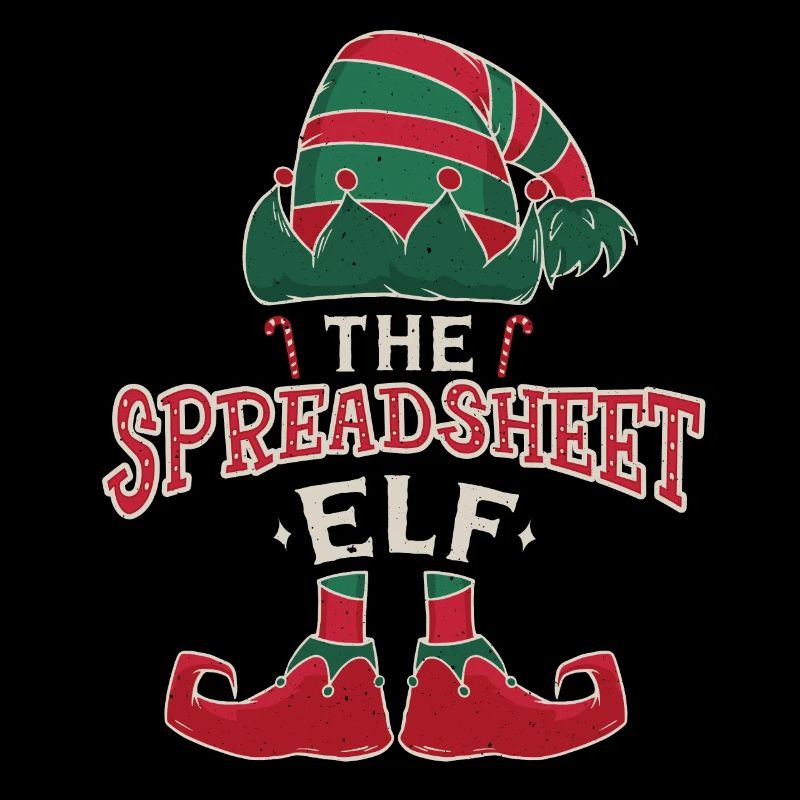 Elf Spreadsheet December Love Elf Christmas
