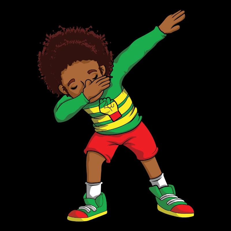 Kids Dab feiern Juneteenth Schwarze Geschichte