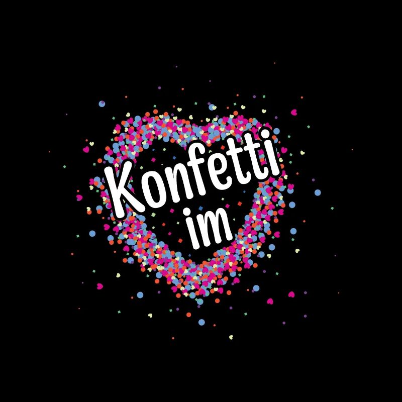 Konfetti Im Herz Fasching