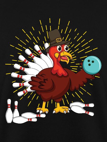 Truthahn Thanksgiving Truthahn Bowling