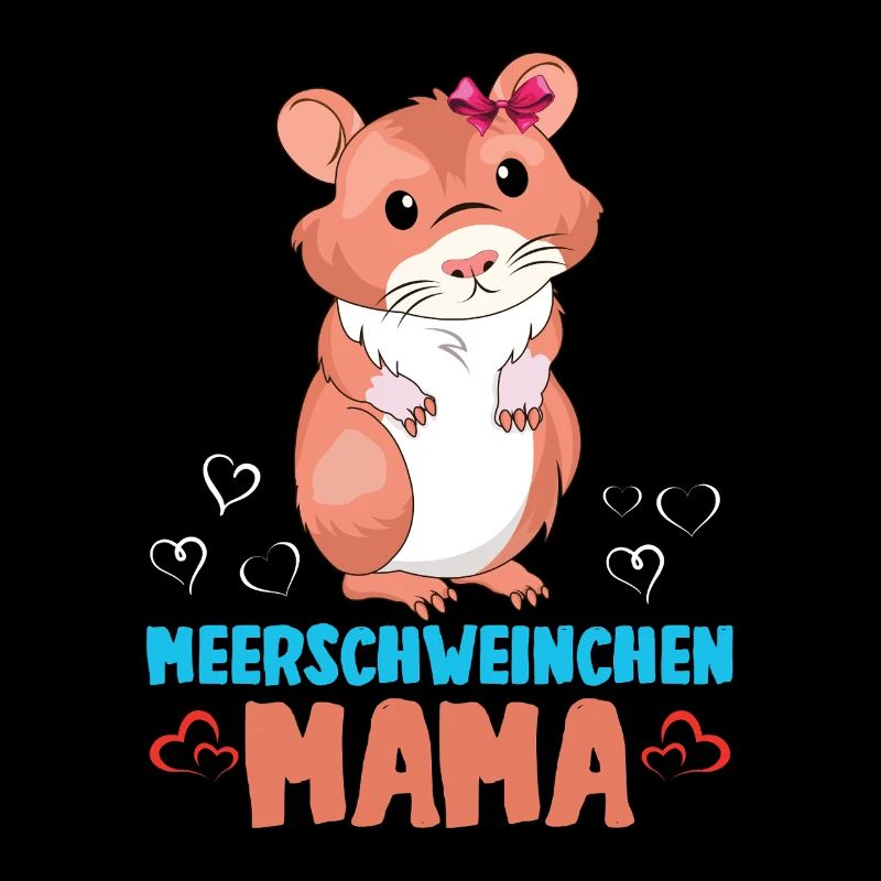 cochon d’Inde maman amour sincère illustration