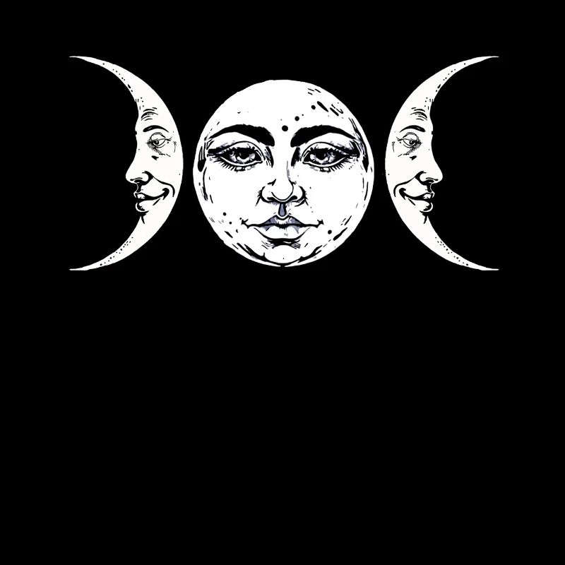 Ostara Phases de Lune Design Mystique