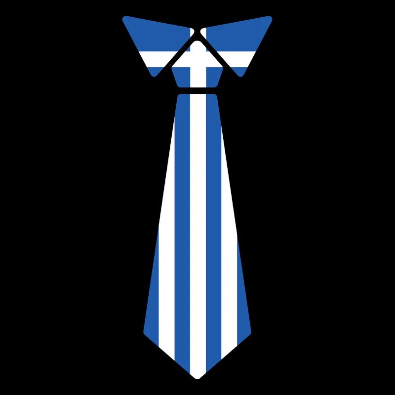 Greek Easter Tie Flag Pattern Design