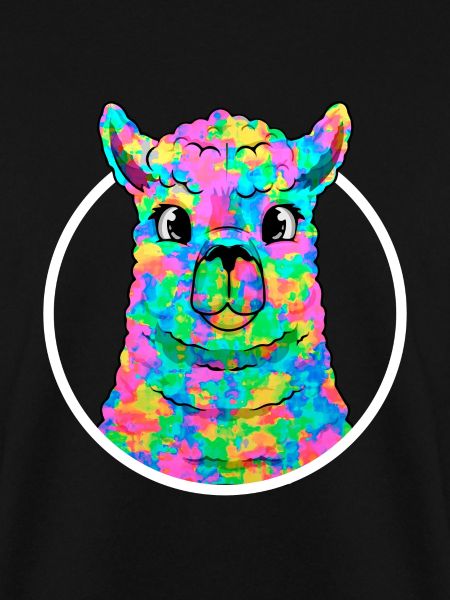 Regenbogen Lamakopf Alpacakopf
