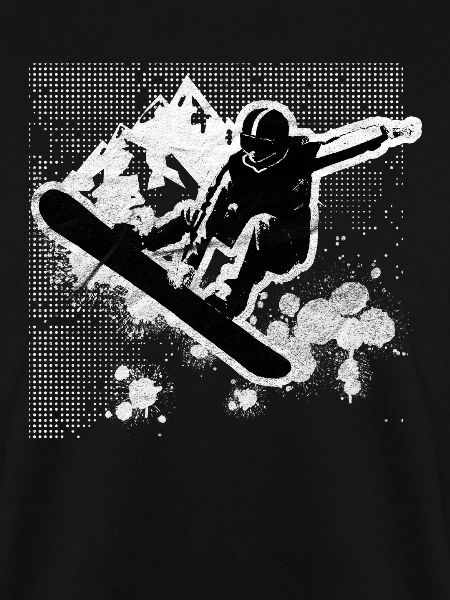 Snowboard-Skifahrer