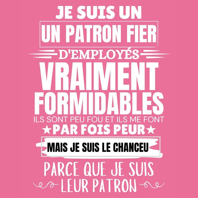 Ich bin stolzer Chef der Mitarbeiter