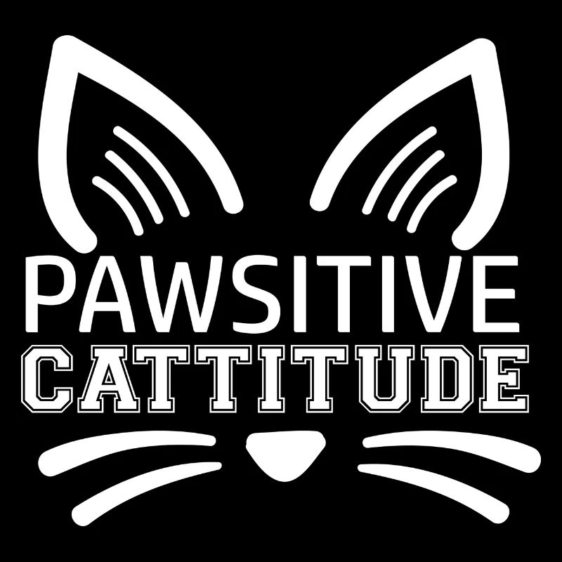 Pawsitive Cattitude - Drôle de chat disant