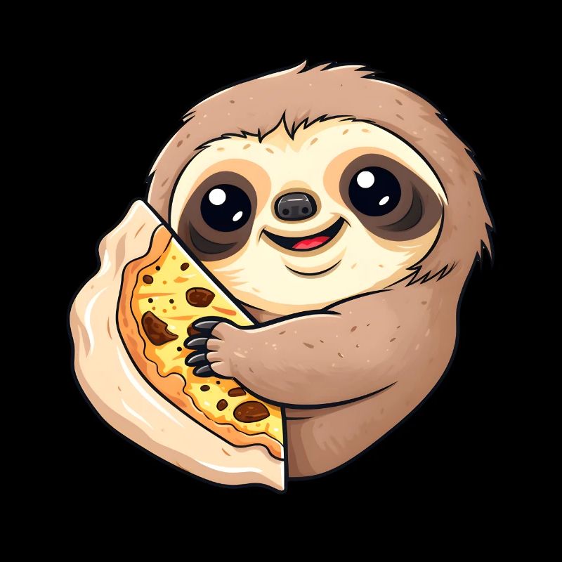 Pizza Sloth Pizza Lover