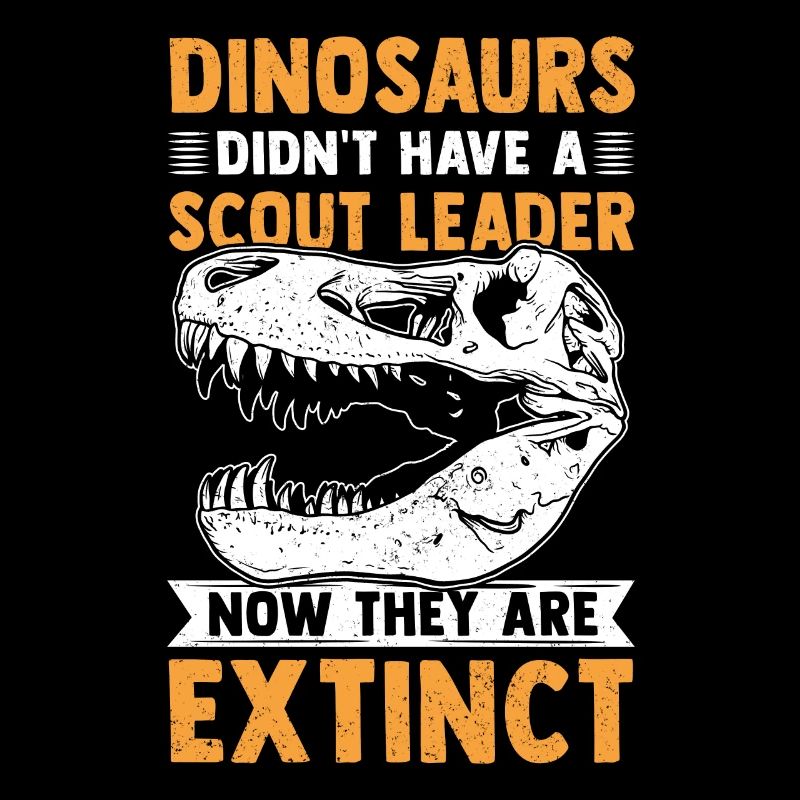 Guide scout Drôle de dinosaure scout