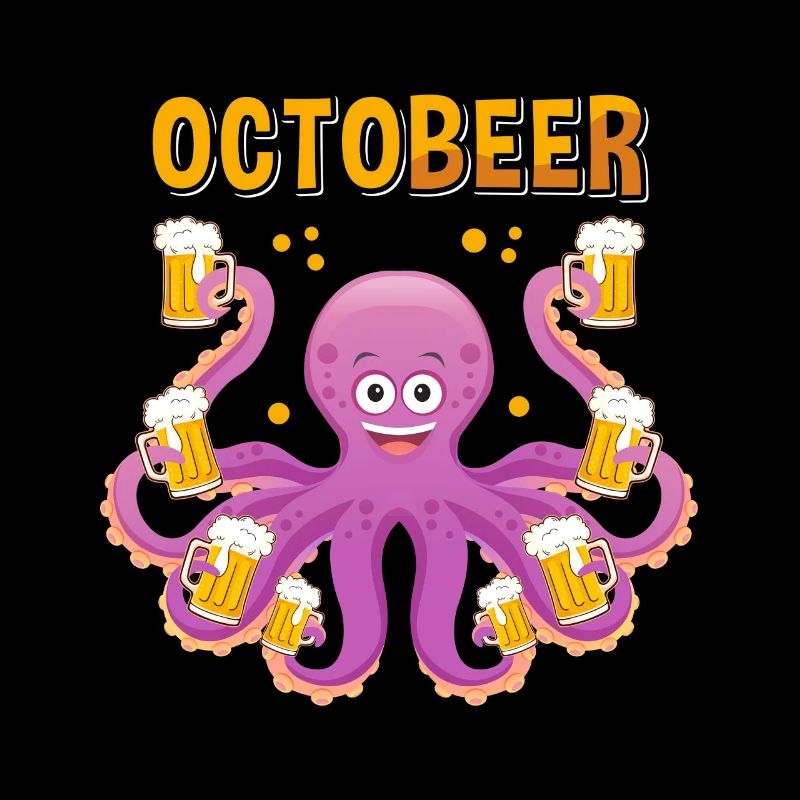 Funny beer octopus beer lover beer drinker