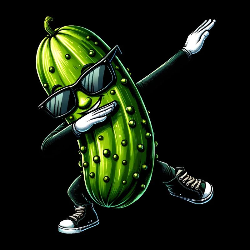 Concombre Aigre Concombre Dabbing Drôle