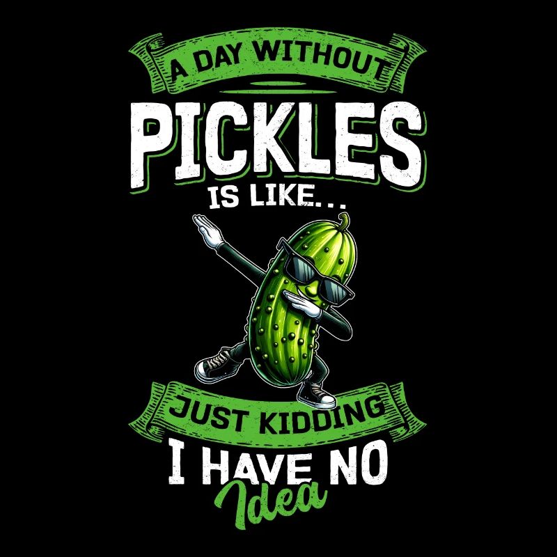 Cornichons de concombre aigres drôles