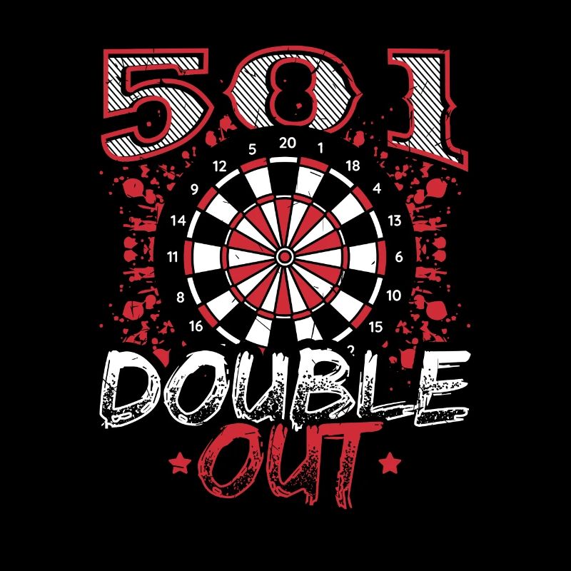 501 Double Out Darter Dart Spieler Dartscheibe
