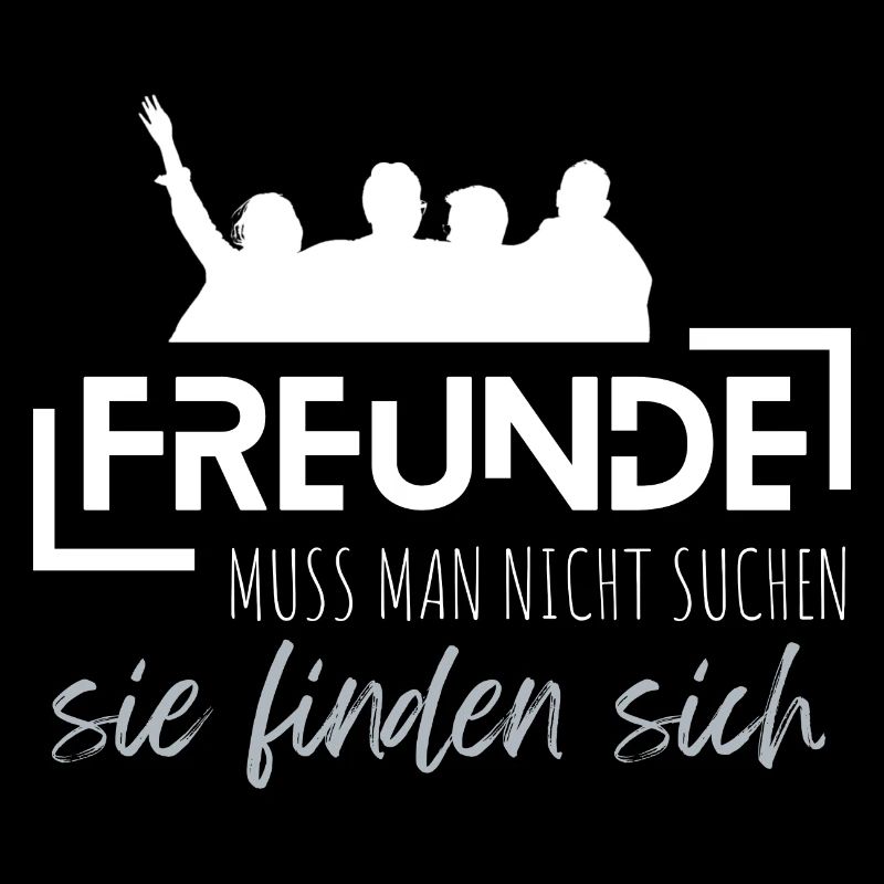 Beste Freunde FREUND Kumpel Kumpels