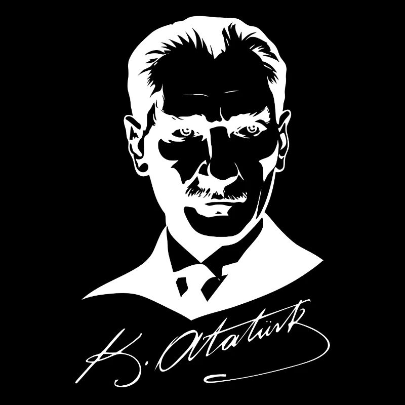 Atatürk mit Unterschrift