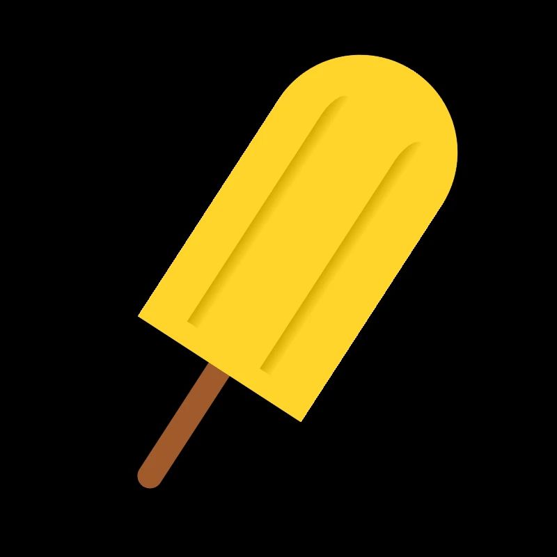 Popsicles in comic style summer