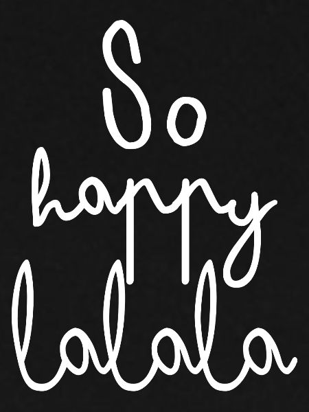 So happy so-so