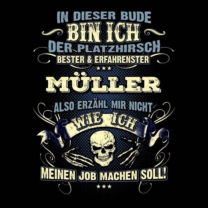 Edles Berufe-Shirt für den Müller