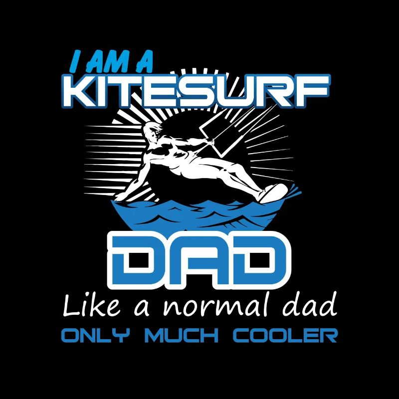 je suis un papa de kitesurf comme un papa normal seulement beaucoup co