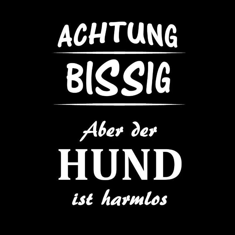 Bissiger Hund Lustig Geschenk