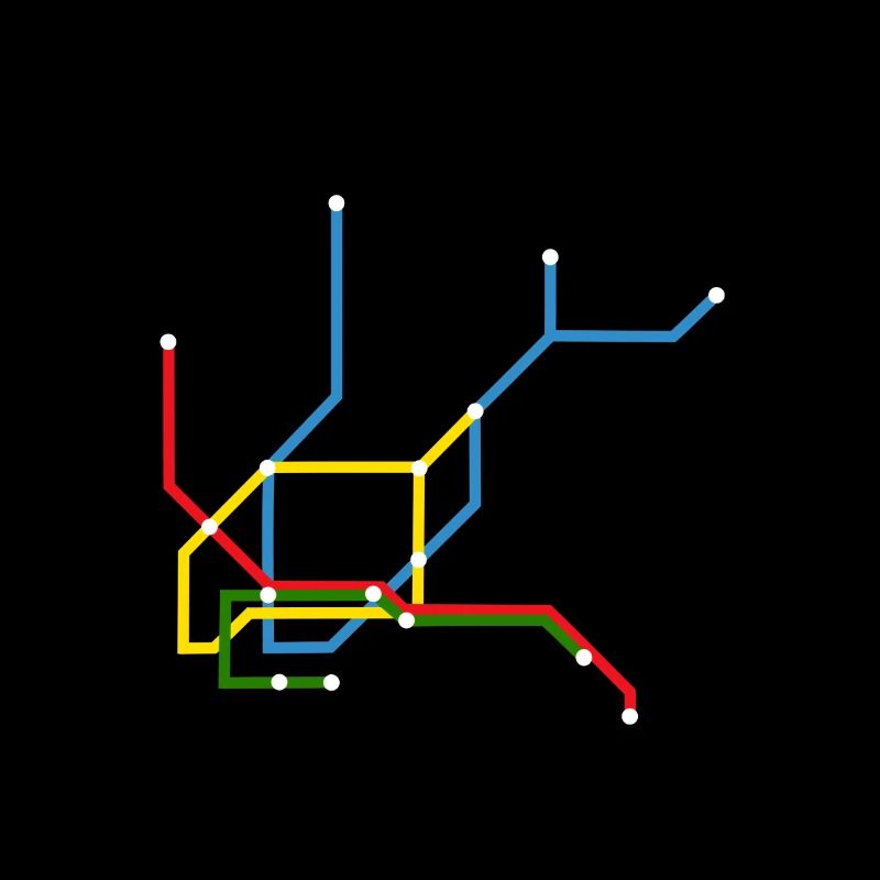 Hambourg Souterrain Souterrain Souterrain Arc-en-ciel