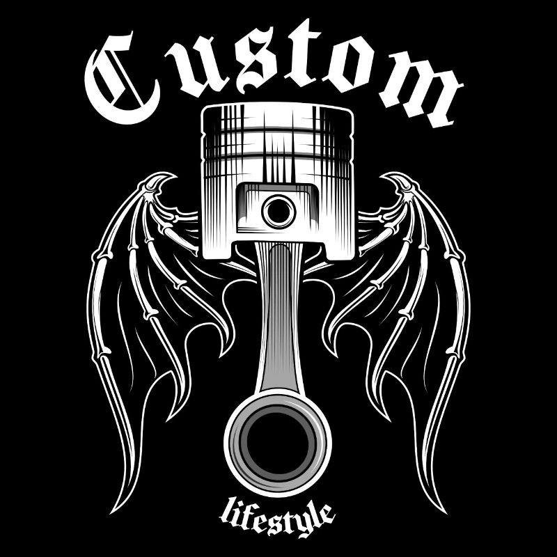 Custom cylinder piston connecting rod