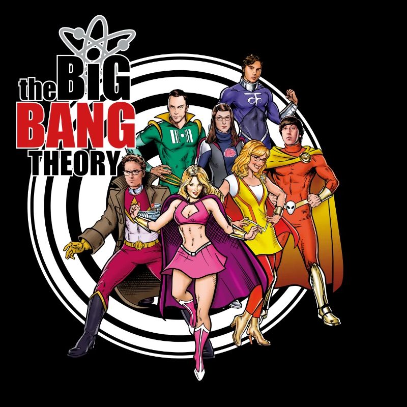 The Big Bang Theory Bazinga Comic Group