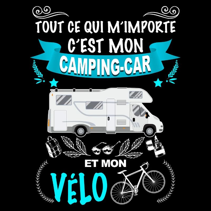 Camping car et vélo