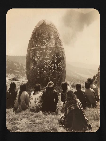 praise the egg monolith