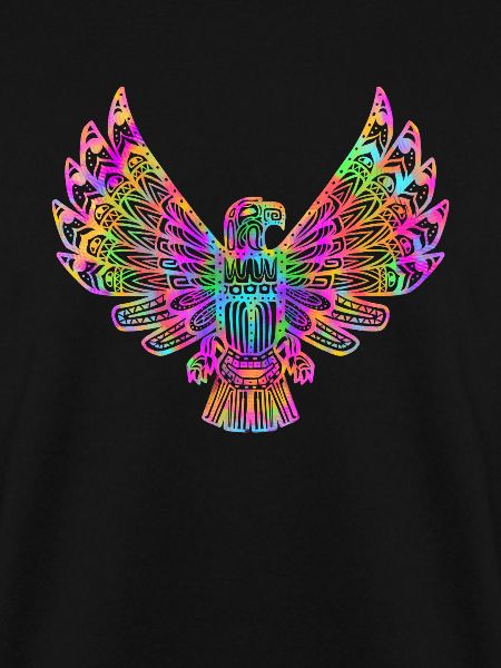 Psychedelischer Ureinwohner-Vogel - geistiges Geschenk