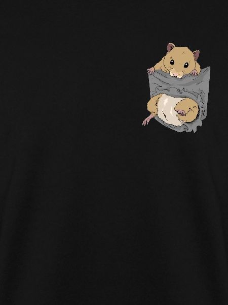 Hamster in Brusttasche