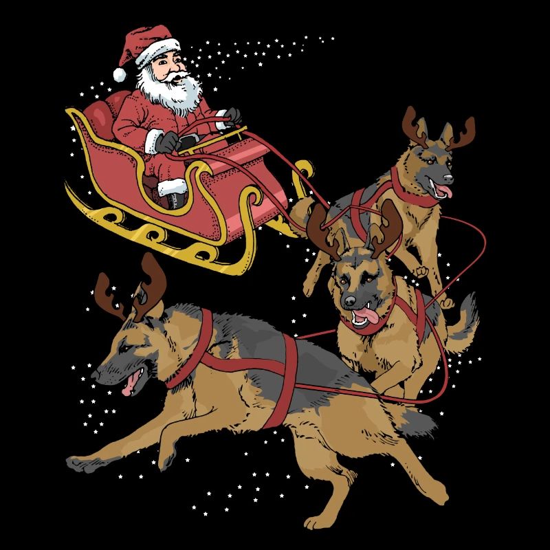 German Shepherd Christmas