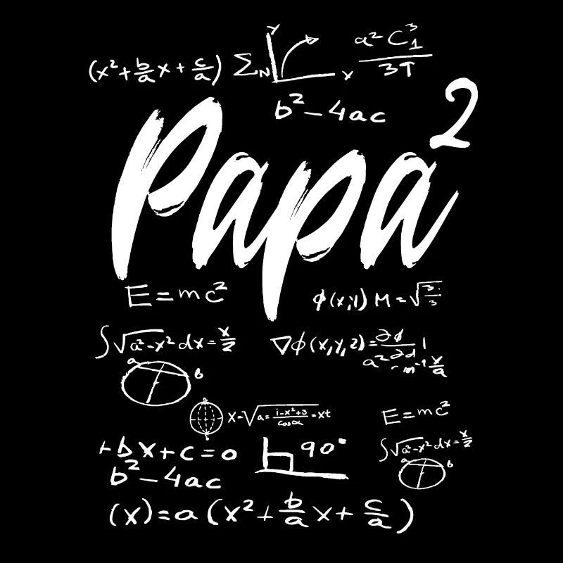 father-to-be double dad 2 twins math