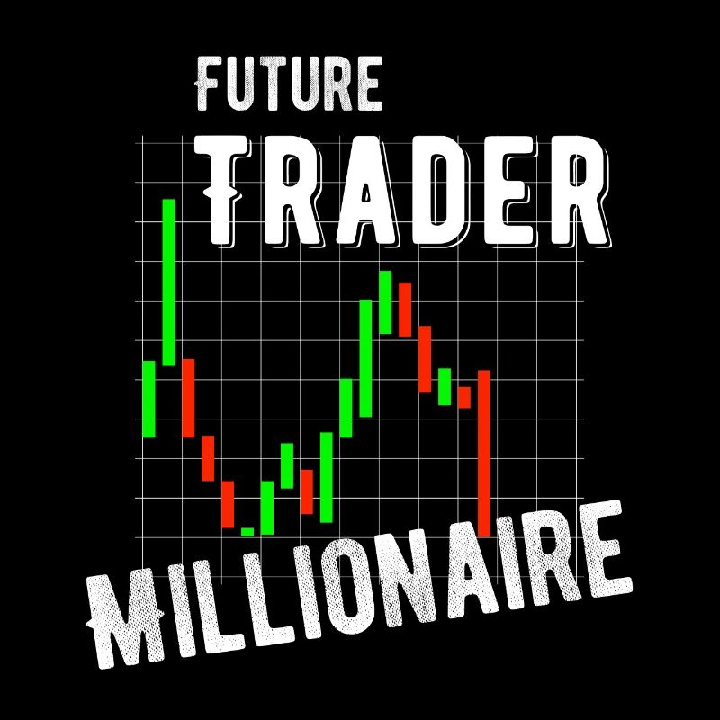 Commerce boursier trader partage argent cadeau