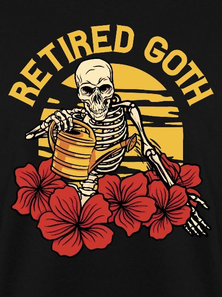 Retired Goth Gothic Gift