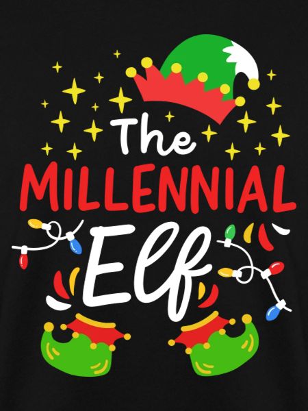 Christmas Millennial Elf