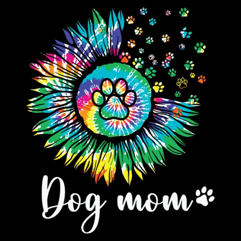 Hippie Cadeau Chien Maman Femmes