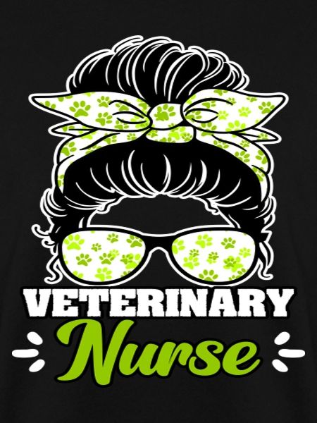 Veterinary Nurse Messy Bun