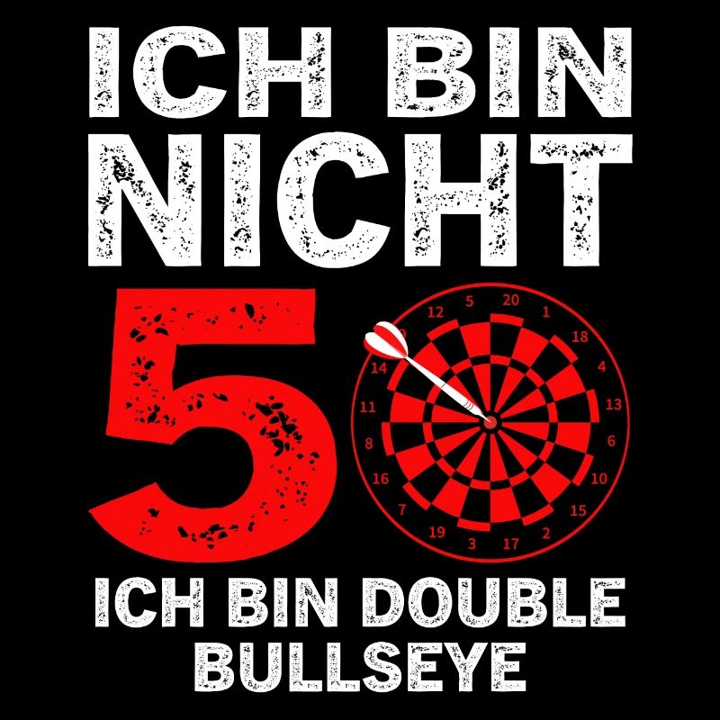50. Geburtstag Geschenk | Lustiger Dart Spruch