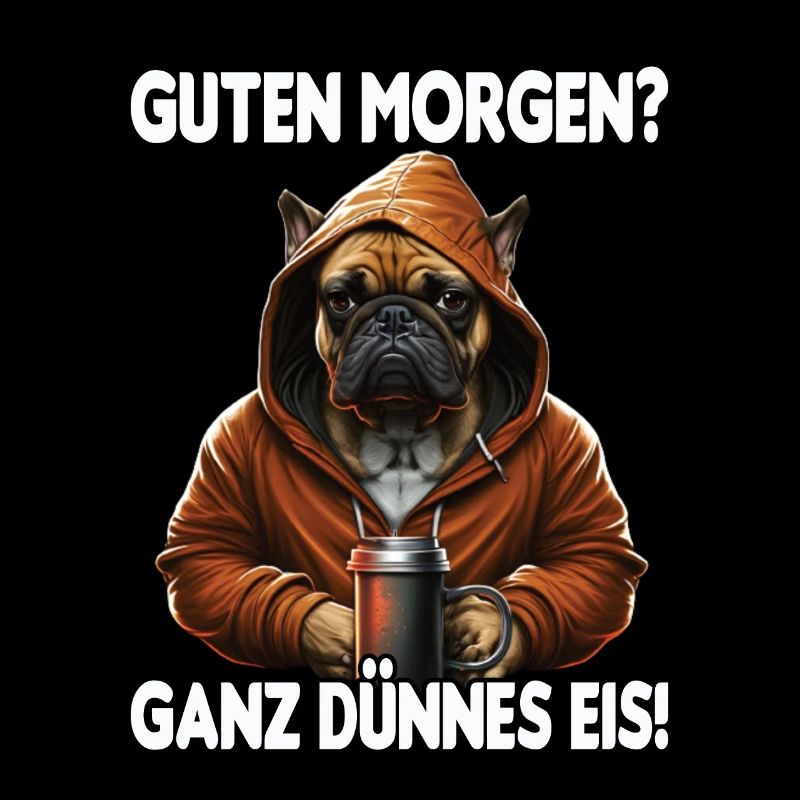 Hund Kaffee Morgenmuffel Mitarbeiter Geschenk