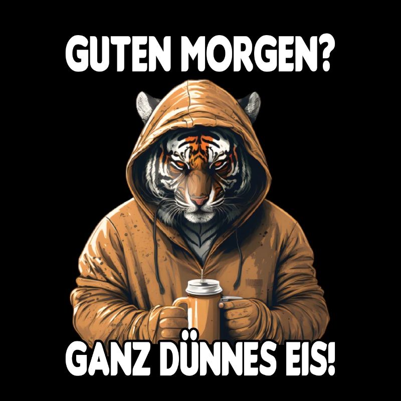Tiger Kaffee Morgenmuffel Mitarbeiter Geschenk