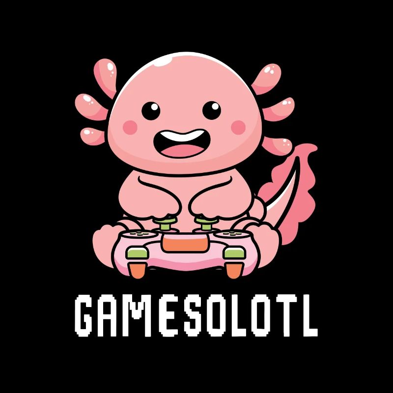 Mignon axolotl drôle mexicain salamandre amant Tee