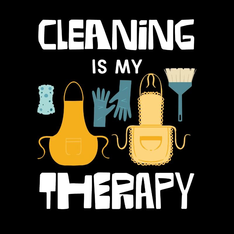 Cleansing Is My Therapy Apron Fun