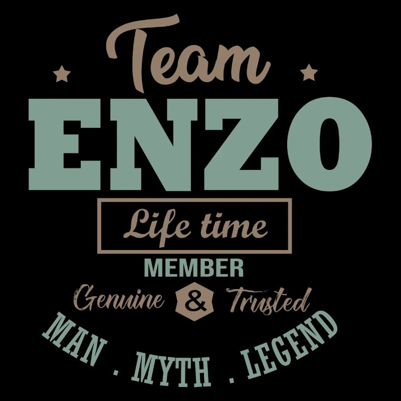 First name ENZO TEAM personalized gift Enzo