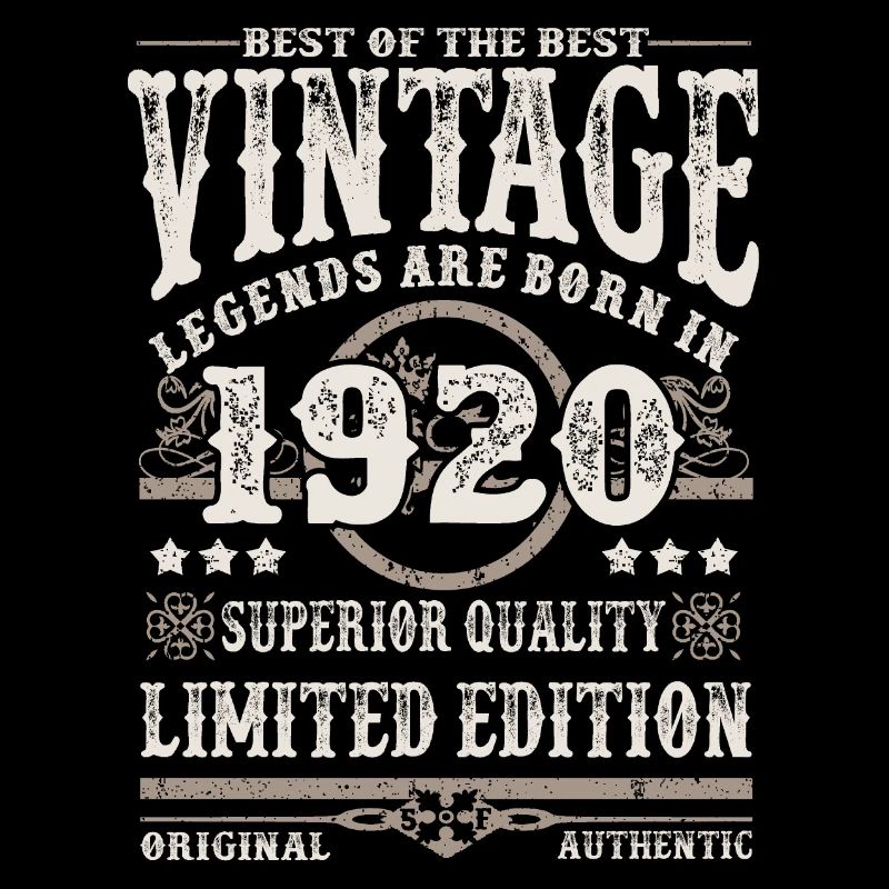 Legenden werden 1920 geboren