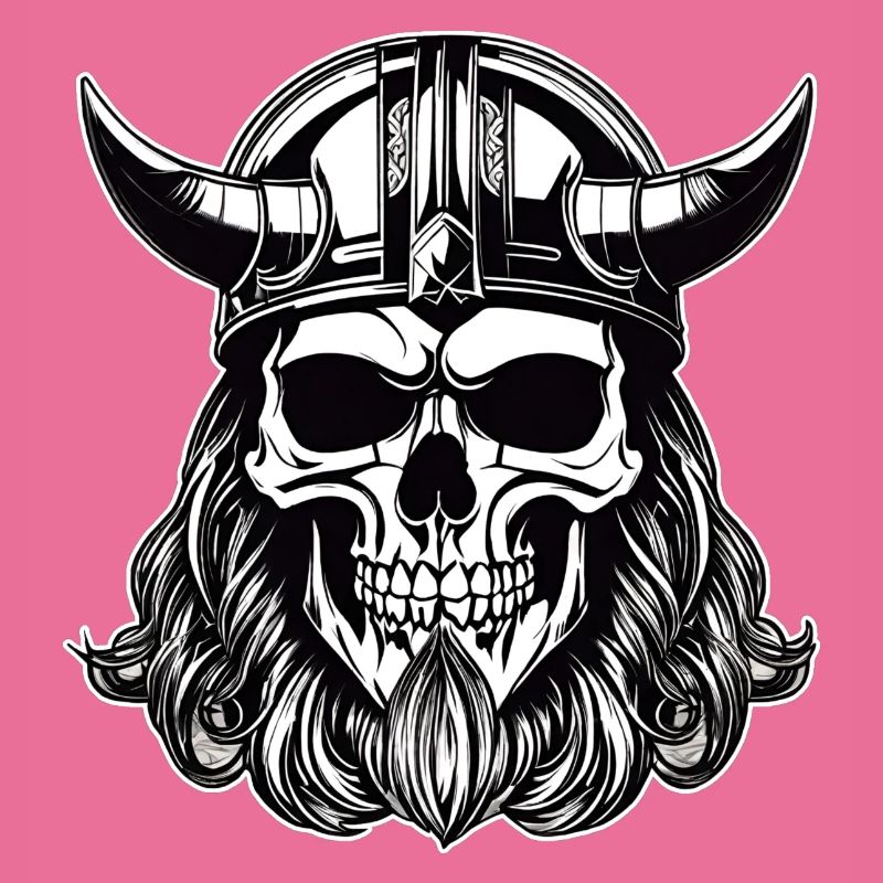 Cool Viking Skull