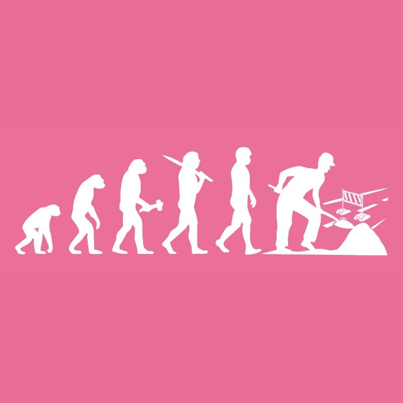 Road builder road construction evolution gift